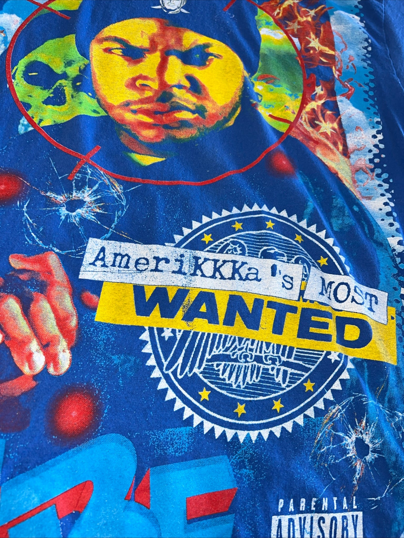 LOT of 8 Backstock Co Rap Hiphop XXL Tees/All Over Print/90s/2000s