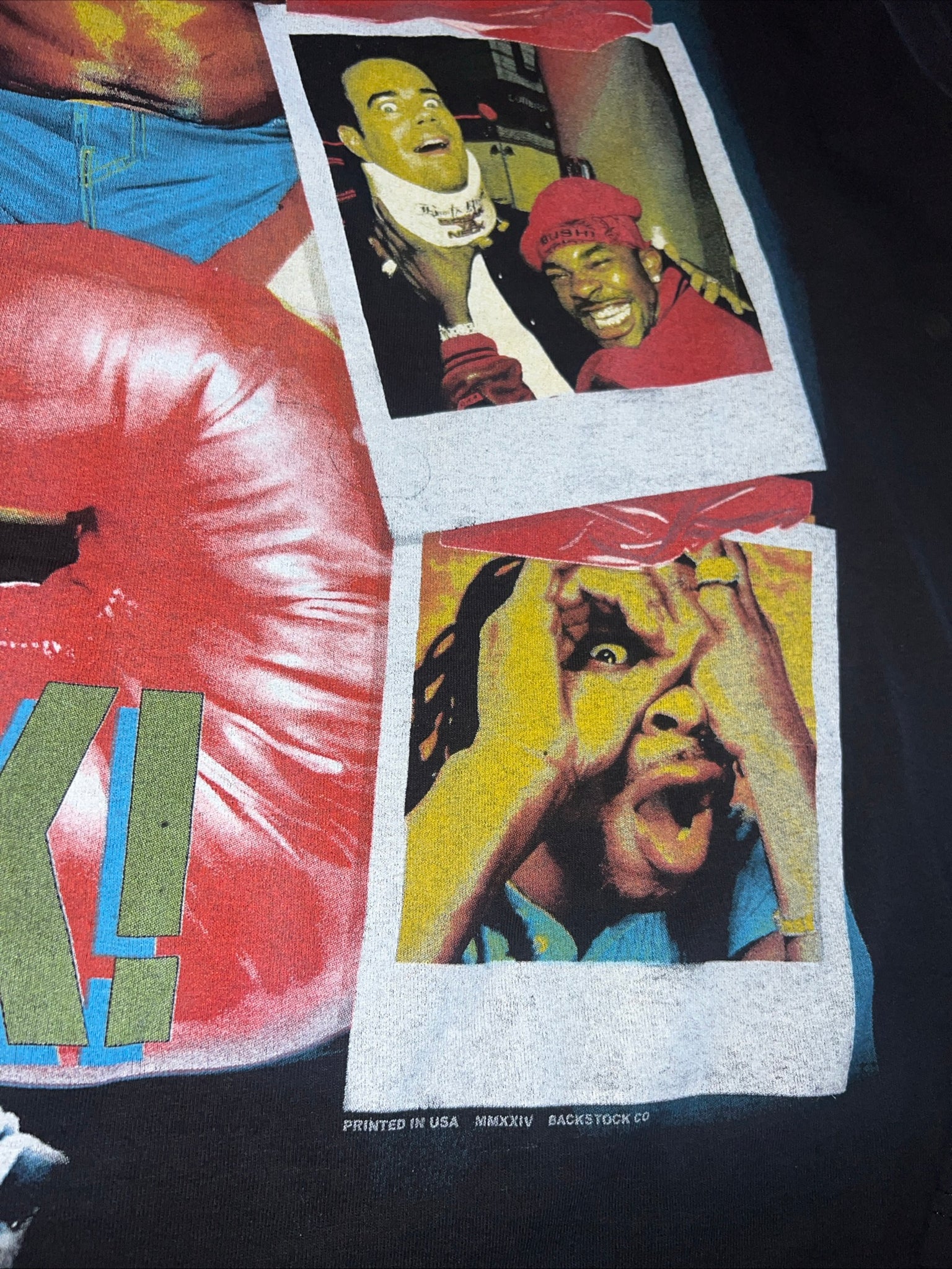 LOT of 8 Backstock Co Rap Hiphop XXL Tees/All Over Print/90s/2000s