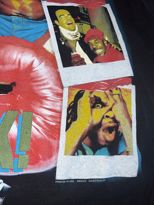 LOT of 8 Backstock Co Rap Hiphop XXL Tees/All Over Print/90s/2000s