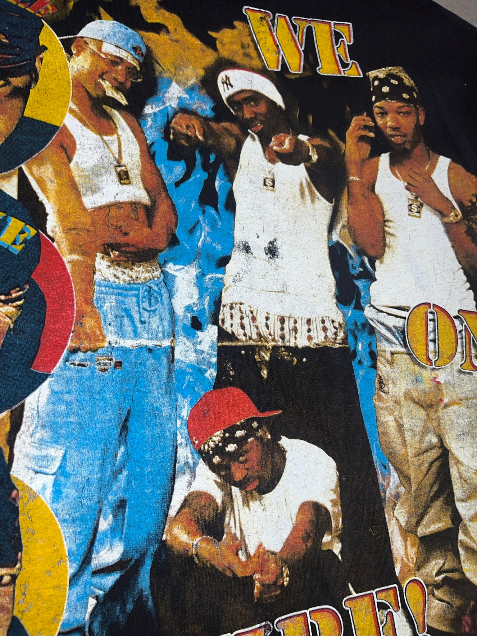 LOT of 8 Backstock Co Rap Hiphop XXL Tees/All Over Print/90s/2000s