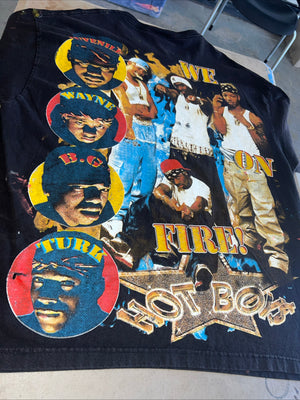 LOT of 8 Backstock Co Rap Hiphop XXL Tees/All Over Print/90s/2000s