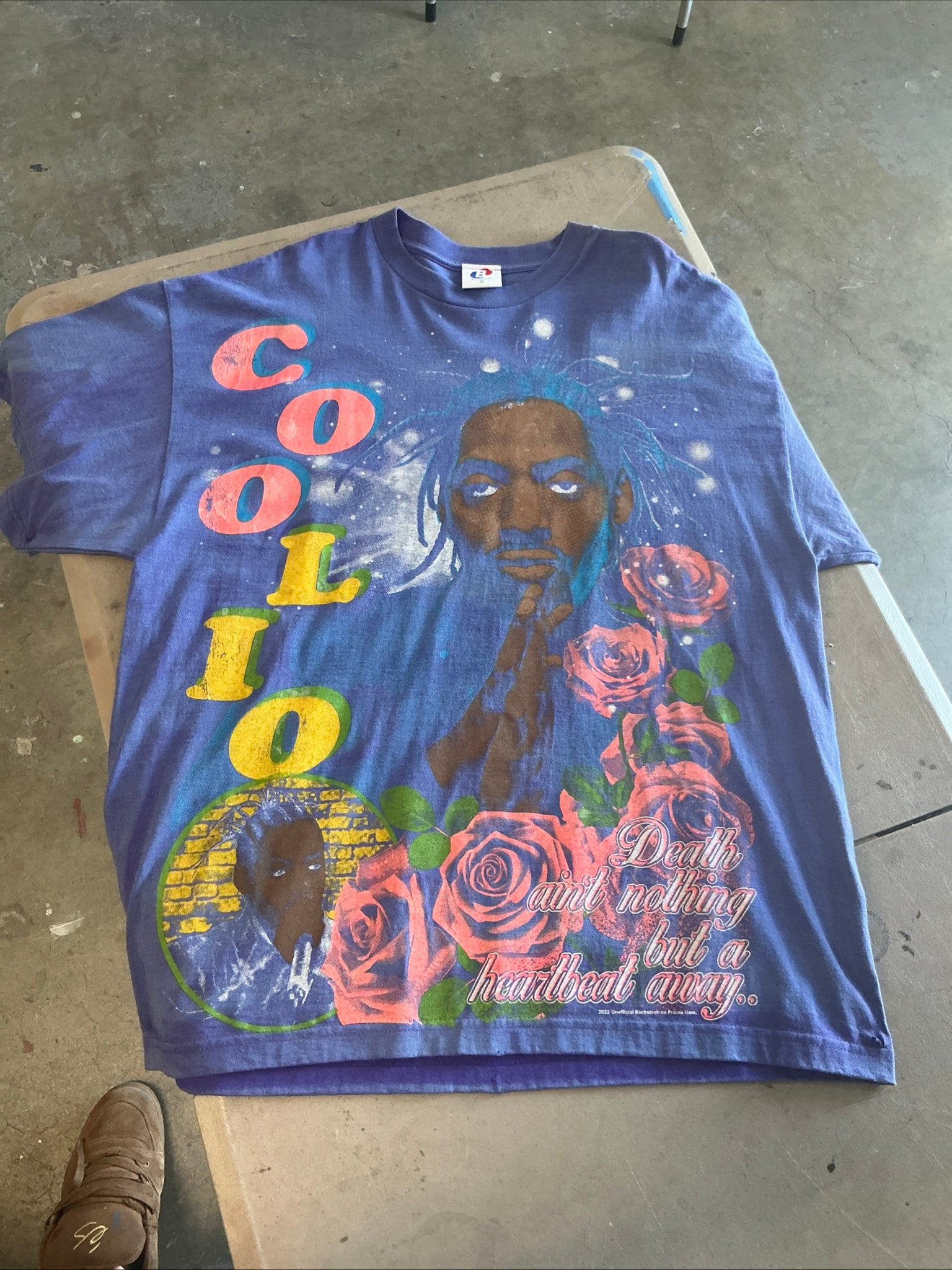 LOT of 8 Backstock Co Rap Hiphop XXL Tees/All Over Print/90s/2000s