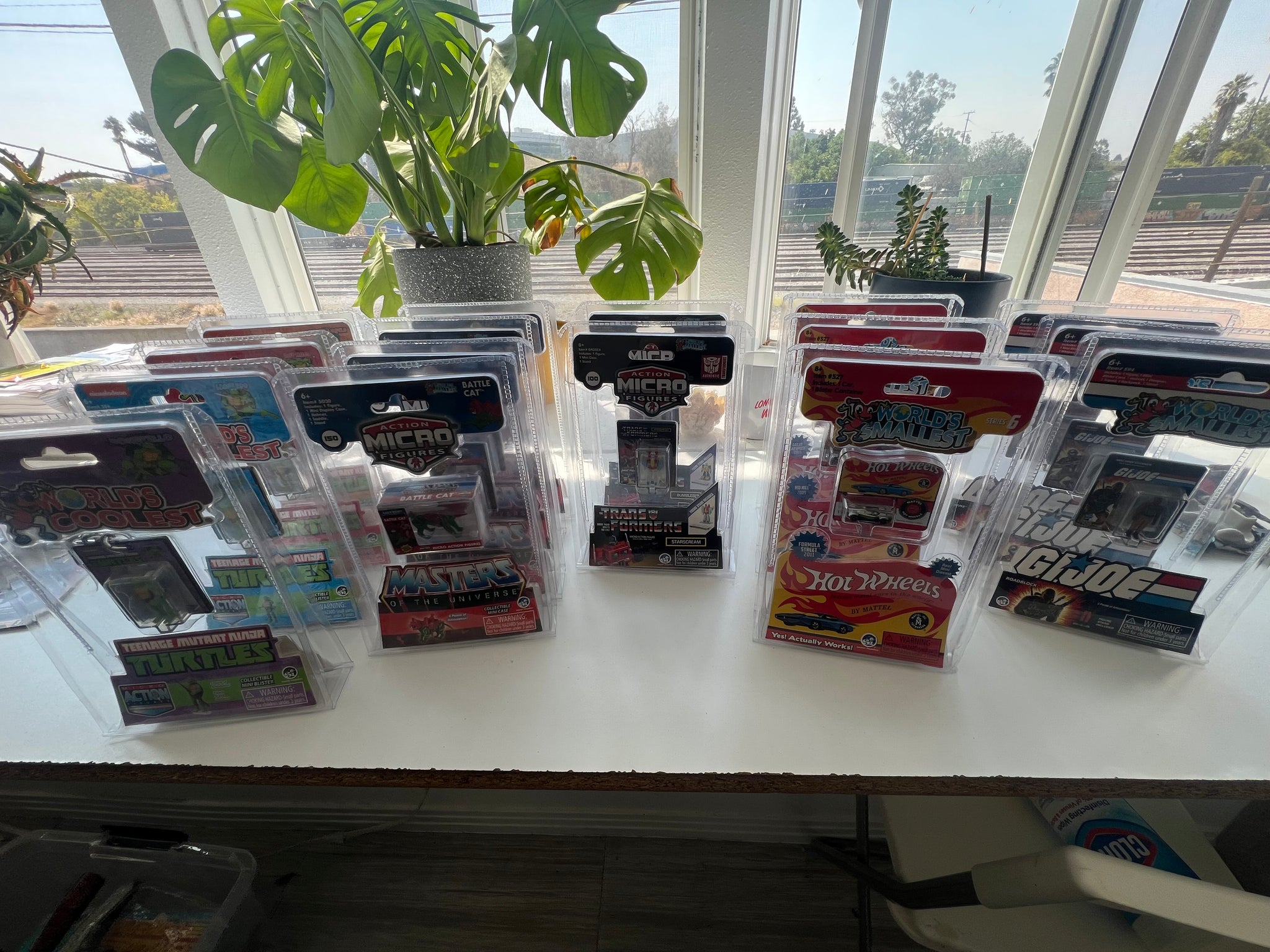 Worlds smallest TMNT GI JOE HE-MAN HOT WHEELS TRANSFORMERS