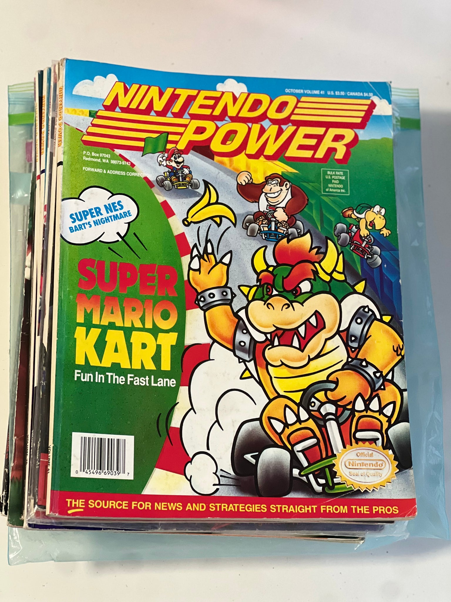 Lot of 19 Nintendo Power Magazine/19 Magazines/90s-2000s/mostly Good Condition