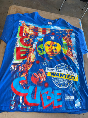 LOT of 8 Backstock Co Rap Hiphop XXL Tees/All Over Print/90s/2000s